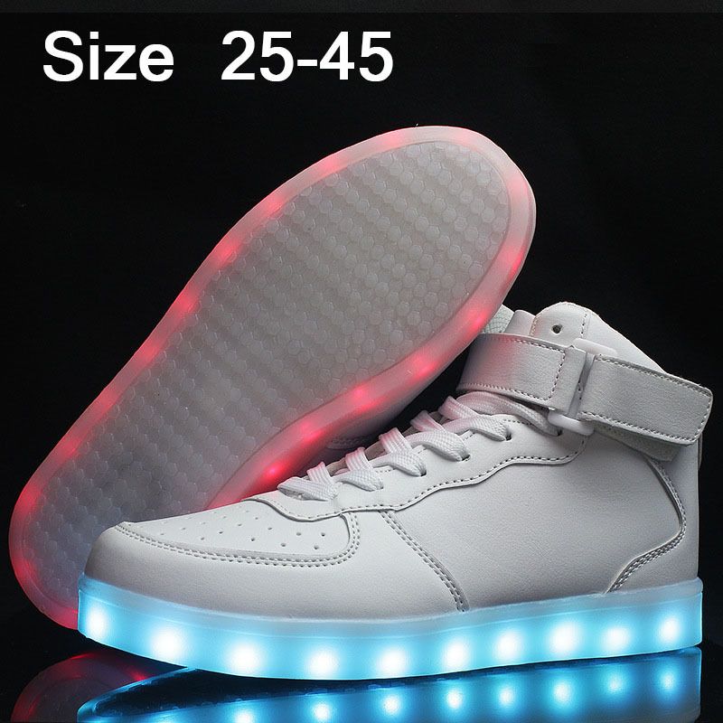 medeleerling gebruik Afzonderlijk Usb Luminous Sneakers Baskets Femme Led Shoes With Light Up Sole Kids Boys  Glowing Sneakers Chaussure Enfant Led Slippers 32 Y19051303 From Qiyue06,  $33.98 | DHgate.Com