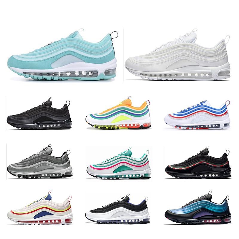 Compre 2019 Nike Air Max 97 Sneakers Para Hombre Zapatos De Mujer Nuevo Arco  Iris Negro Blanco Azul Cielo Entrenadores Para Hombre Zapatillas Deportivas  De Calidad Superior A 29,02 € Del Lebron_shoes | DHgate.Com