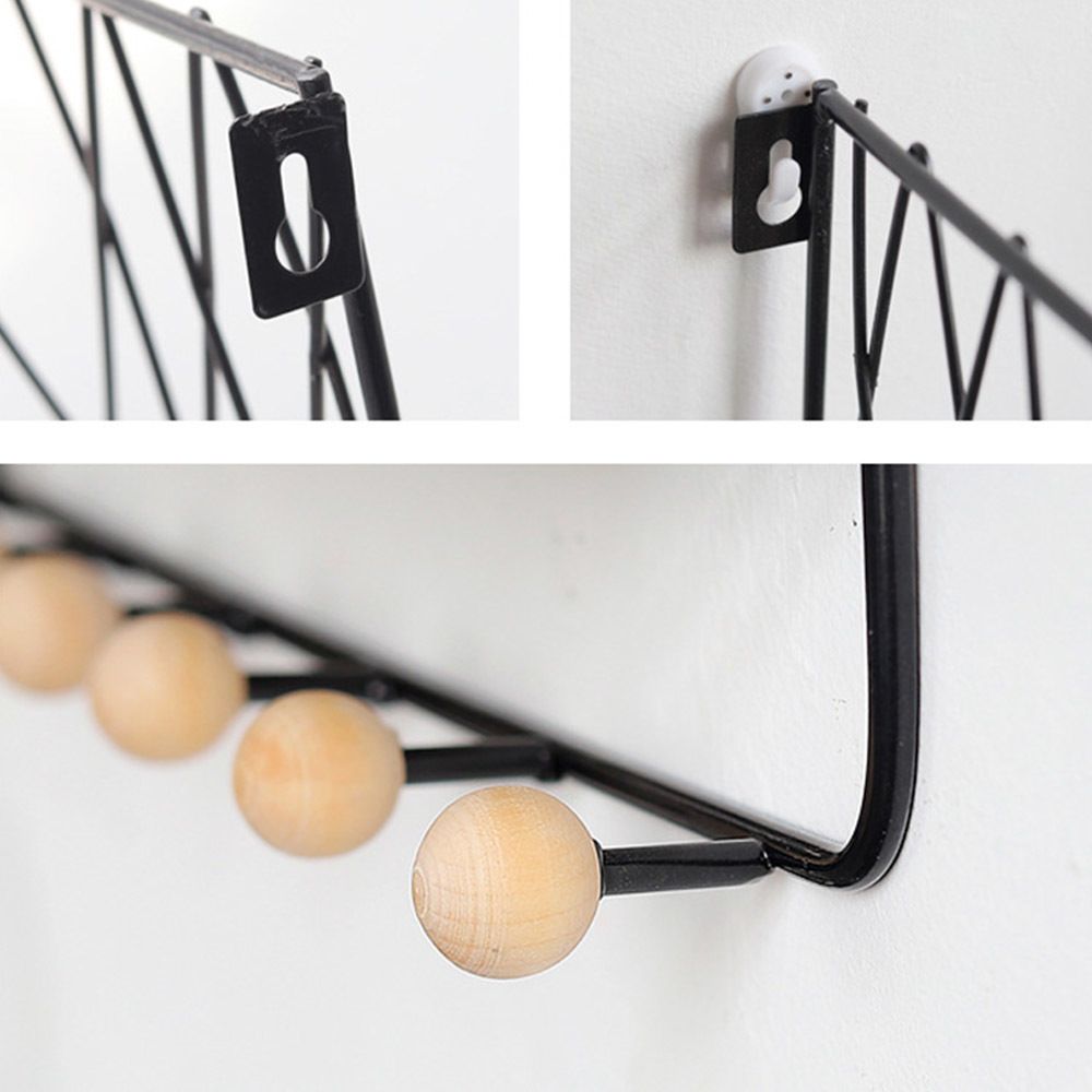 Kitchen Home Accessories Door Hook Closet Creative Iron 1Pc Rear Wall Hook BL