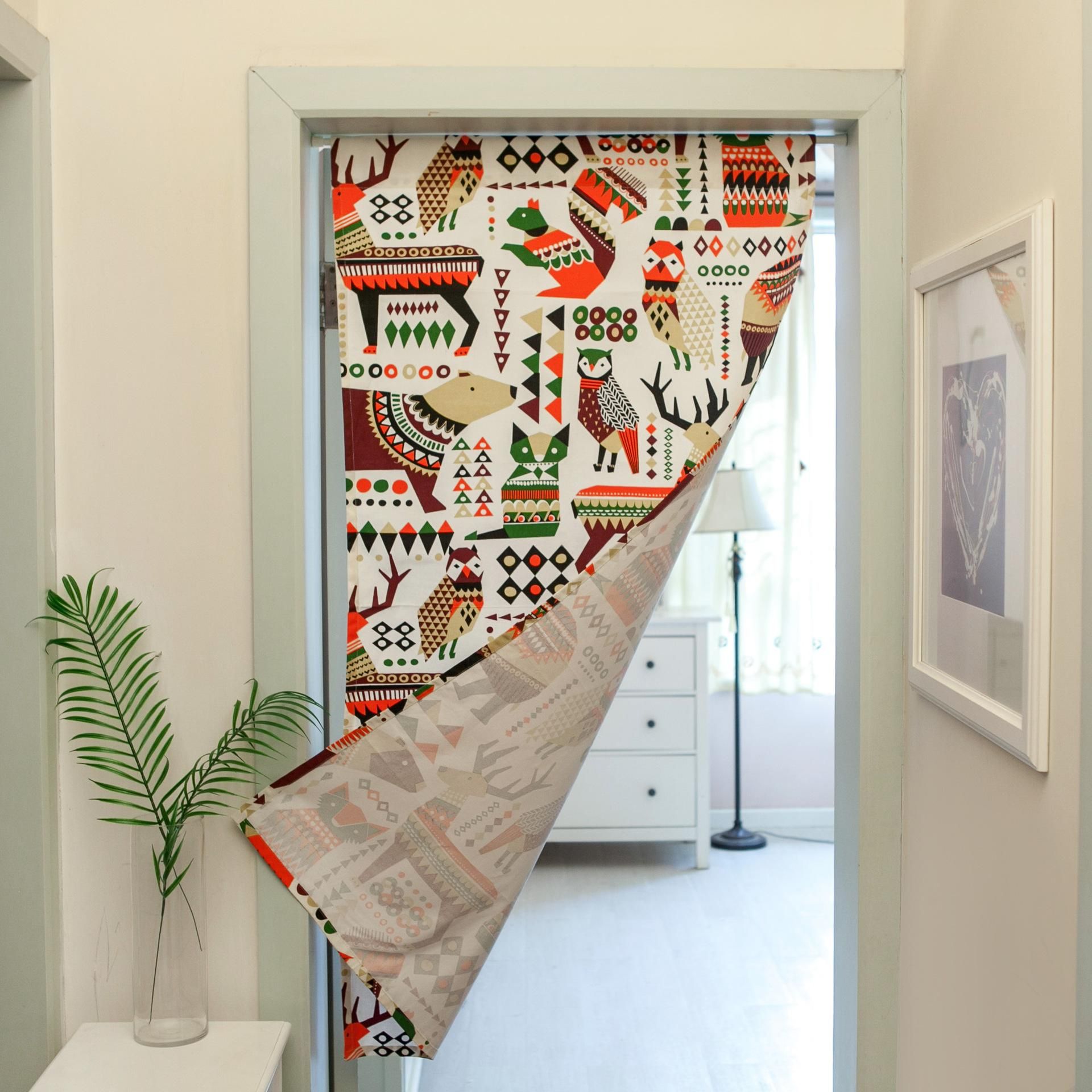 2021 Animal Pattern Kitchen Door Curtain Totton Half Curtain Bedroom Decoration Toilet Partition Curtain Not Contain Pole From Jhdiyou 26 14 Dhgate Com