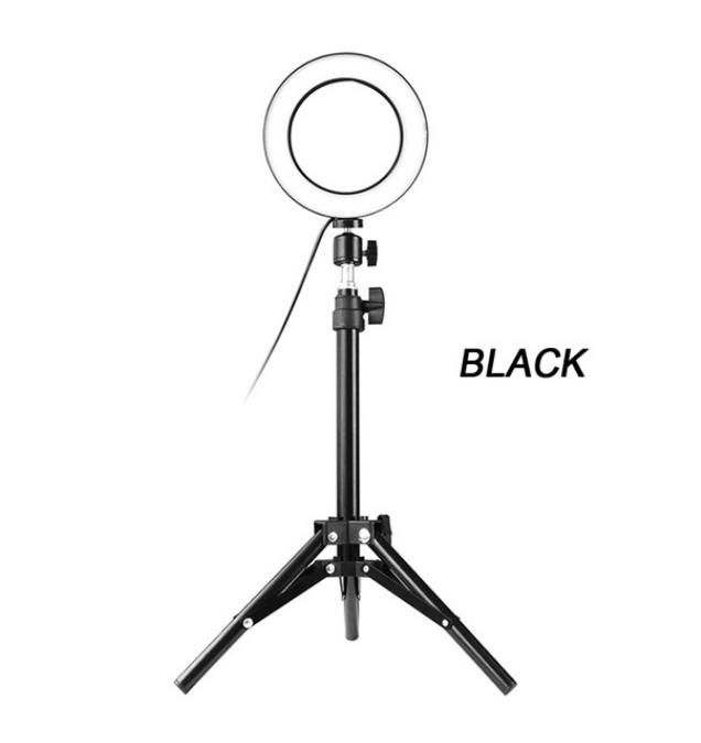 compre lampara selfie lampara led camara de estudio telefono telefono telefono video luz lampara anular con tripode selfie stick rell light for canon