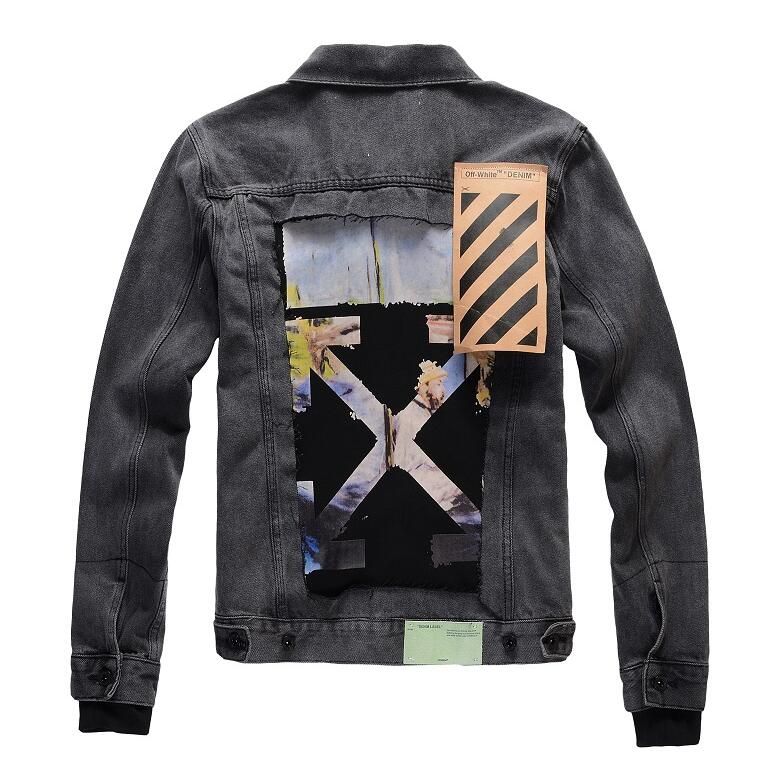 Acquistare Gli Uomini Rivestimento Del Denim Europa America Giubbotto Di  Jeans Moda Sportiva Hip Hop Foro Nastro Giallo Rosso Indietro Cucitura  Giovani Di Strada Jogger Casuale # D2 Economico | Consegna Veloce