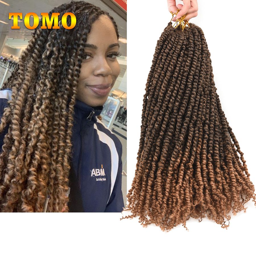 2019 Tomo Passion Spring Twists Synthetic Crotchet Hair Extensions