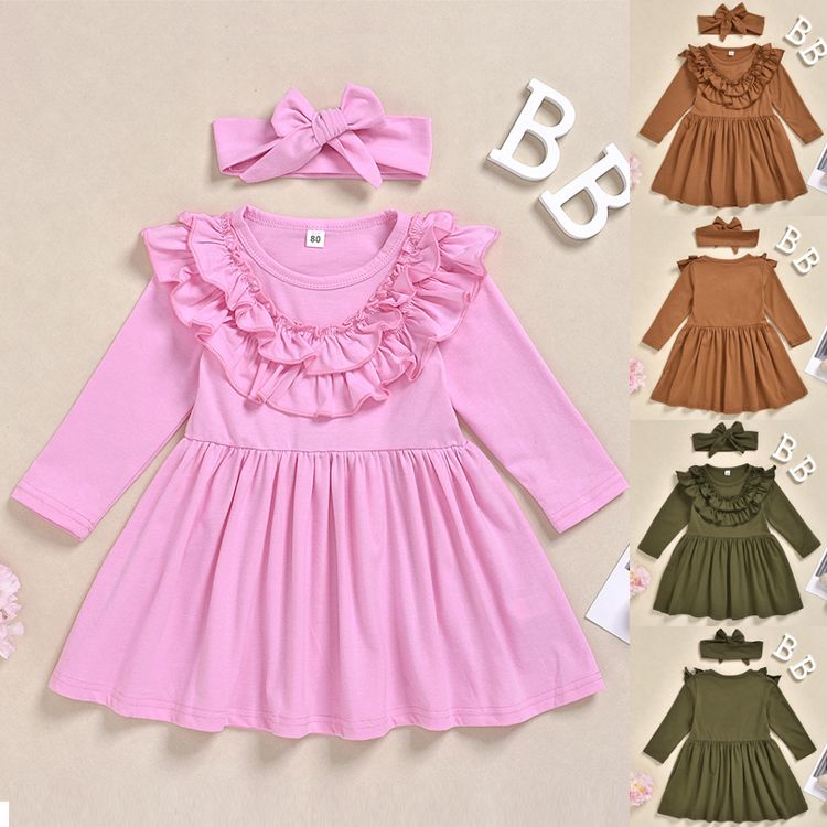 frill dress for baby girl