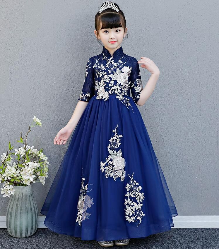 dark blue girl dresses
