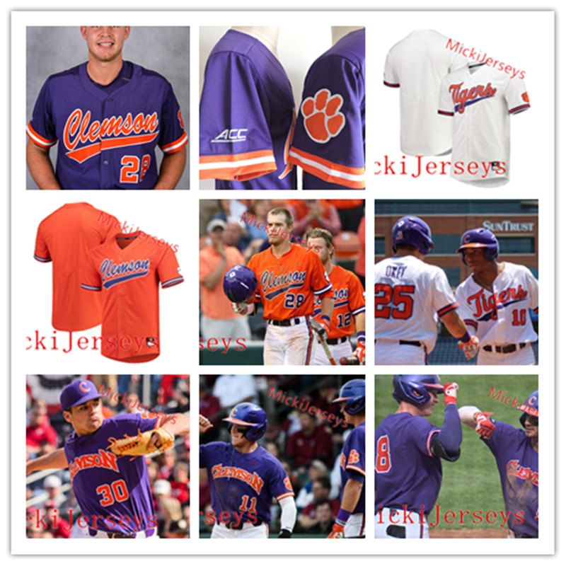 clemson tigers baseball jersey