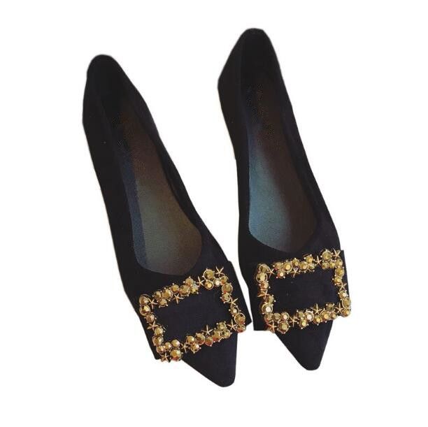 slip on pointed flats