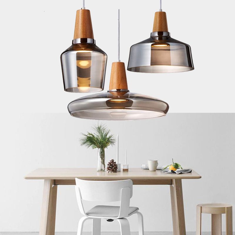 Modern Glass Kitchen Island Pendant Light Led Lamp Bedside Hanging Ceiling Lamps Lighting Fixtures Bedroom Living Room