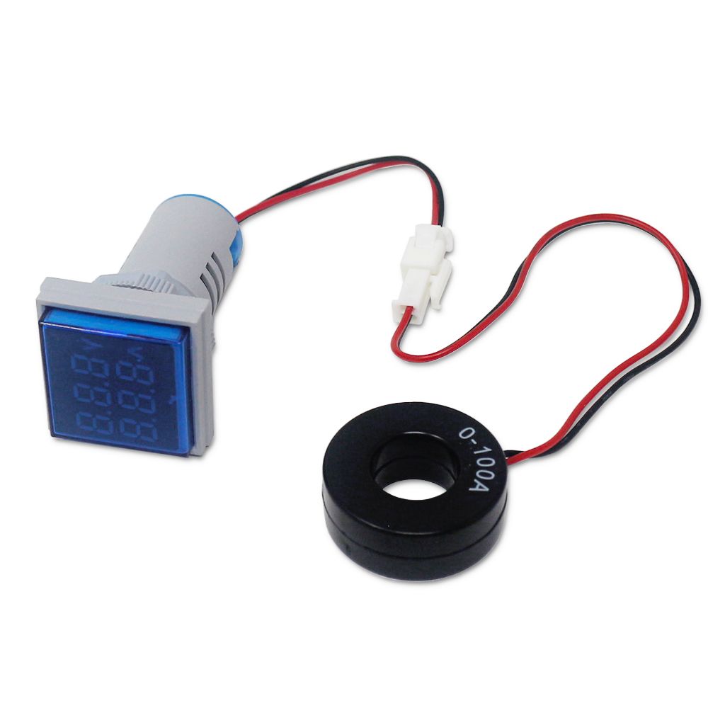 BYHSMMSD DIY 5pcs Green Promiscuous AC 60-500V 0-100A D18 Square LED Digital Duple Display Voltmeter Ammeter Voltage Gauge Current Meter s BYHSMMSD DIY 5pcs Green Promiscuous AC 60-500V 0-100A D18 Square LED Digital Duple Display Voltmeter Ammeter Voltage Gauge Current Meter s