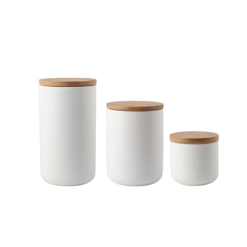 Set von 3 - White