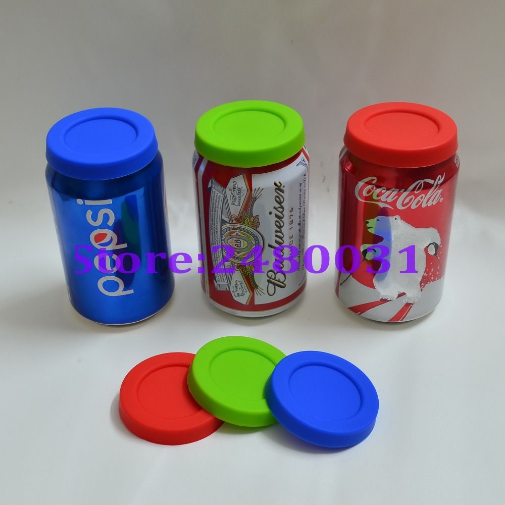 Food Grade Silicone Lids For Coke Cans And Beer Can,Eco Friendly Lids