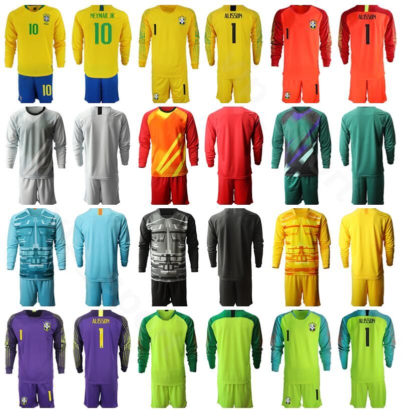 2020 Brazil Long Sleeve Goalie 