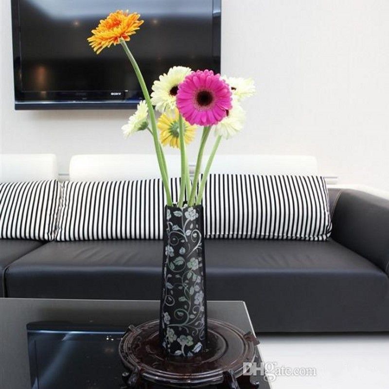 27cm 12cm Unique Reusable Flower Vases Unbreakable Folding