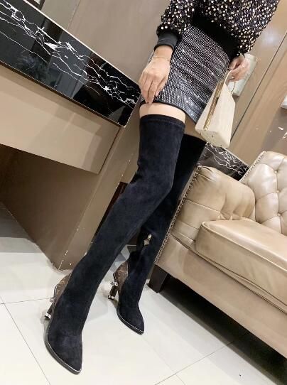 genuine leather thigh high boots