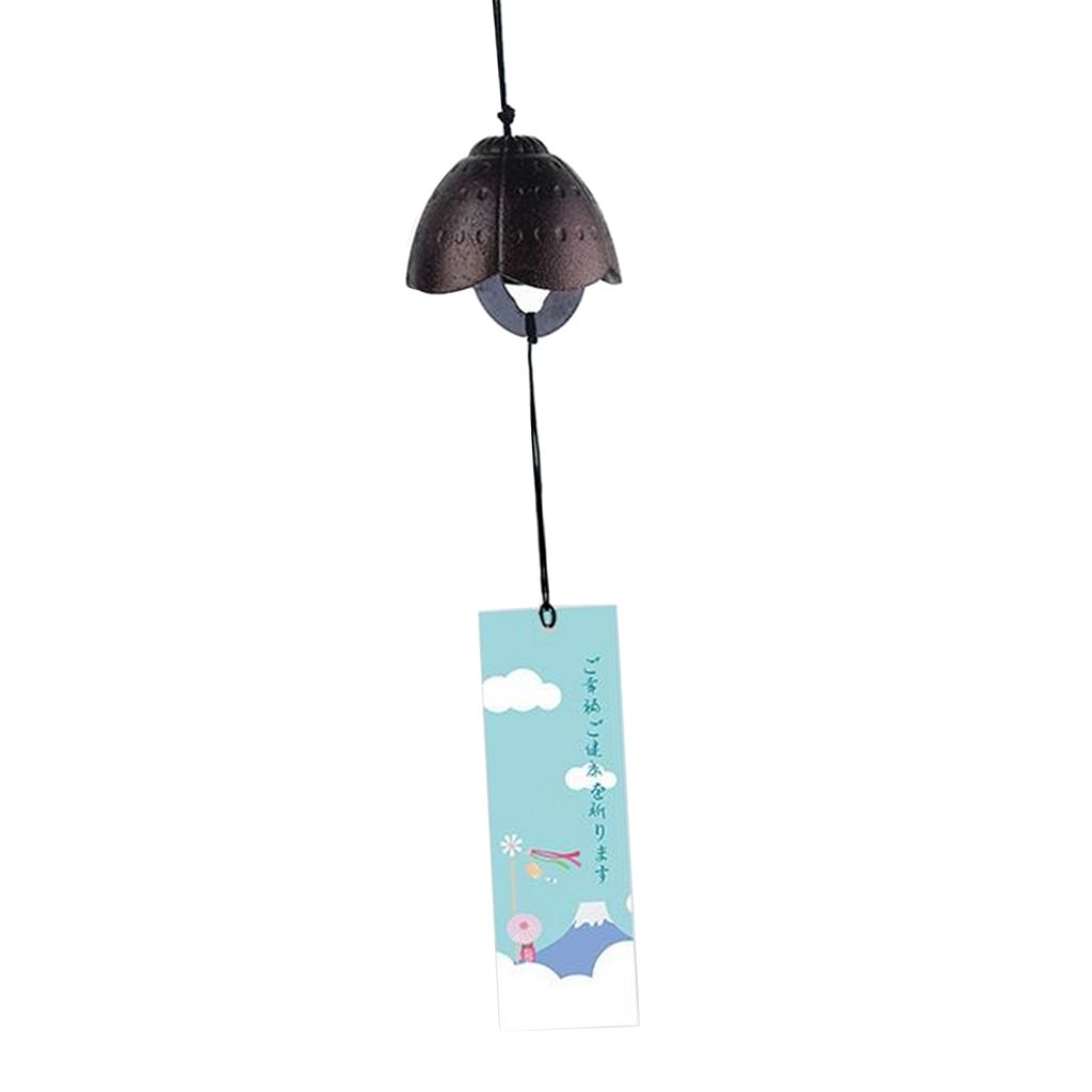 3pcs Japanese Traditional Furin Wind Chime Bell Nanbu Iron Home Garden Decor