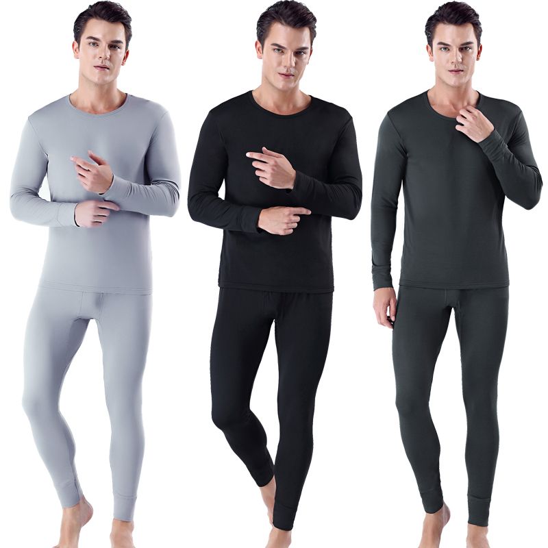 Men Winter Autumn Long Johns Thermal Breathable Underwear Thin Thick Sport Style