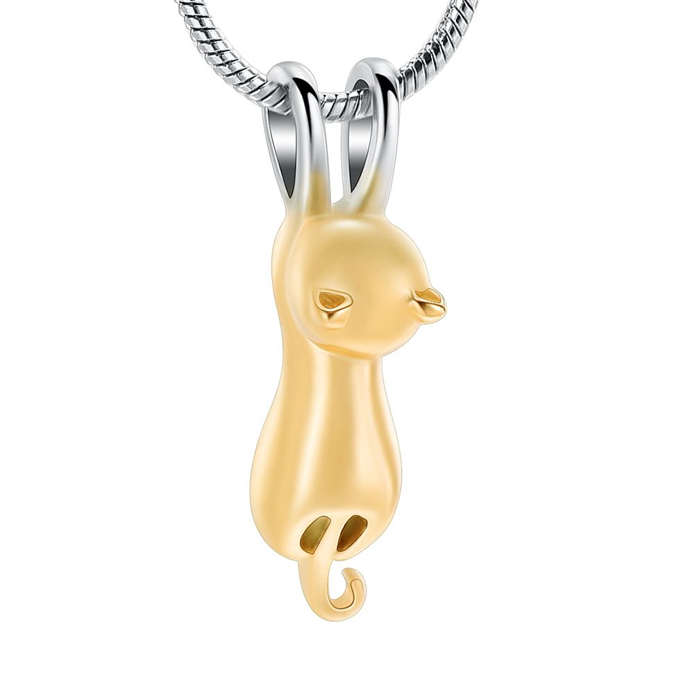 IJD10024 Stainless Steel Cremation Jewelry Ashes Pendant For My Cats