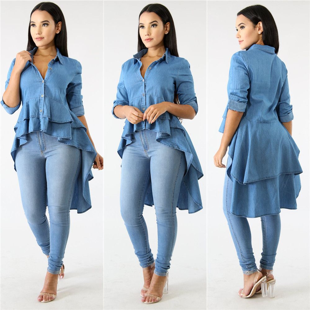 denim casual dresses