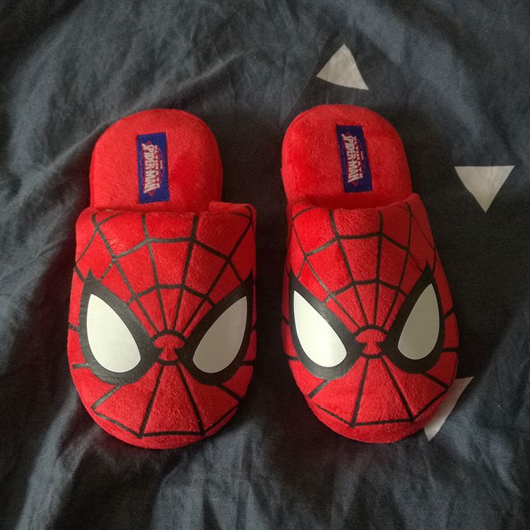 spiderman bedroom slippers