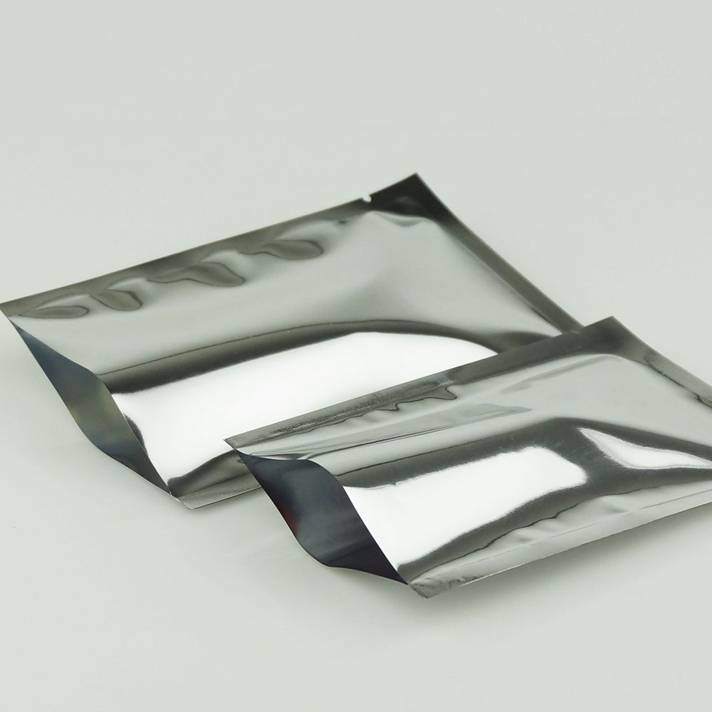 Silver Mylar Flat Bags Aluminum Foil Packaging Bag Bulk Food Storage Pouch