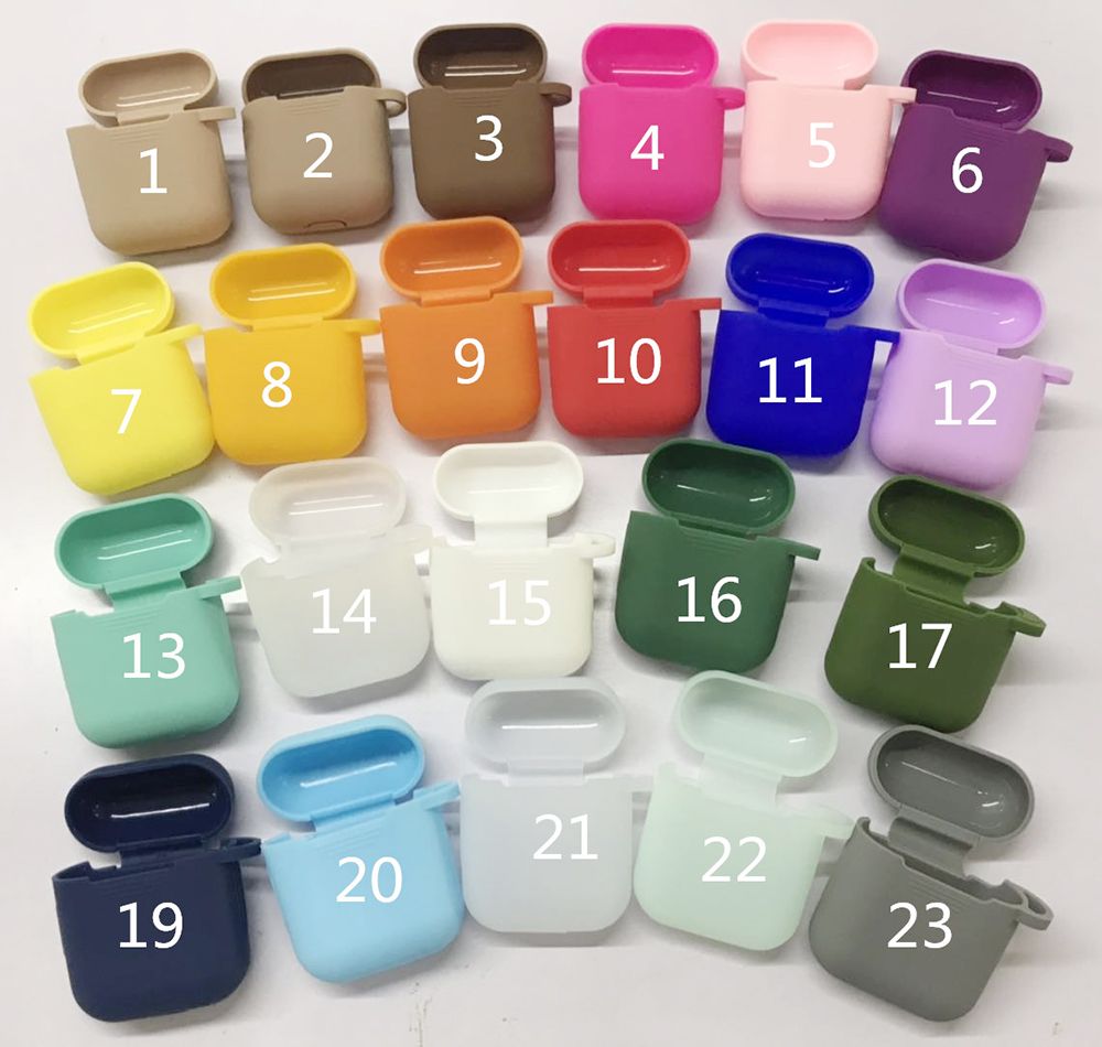 Silicone Carrying Earphone Case For Apple Airpods Sleeve Pouch Protector  Wireless Earpods Headphones Cover With Carabiner, Compatible Best Quality  And Cheapest Price | DHgate.Com