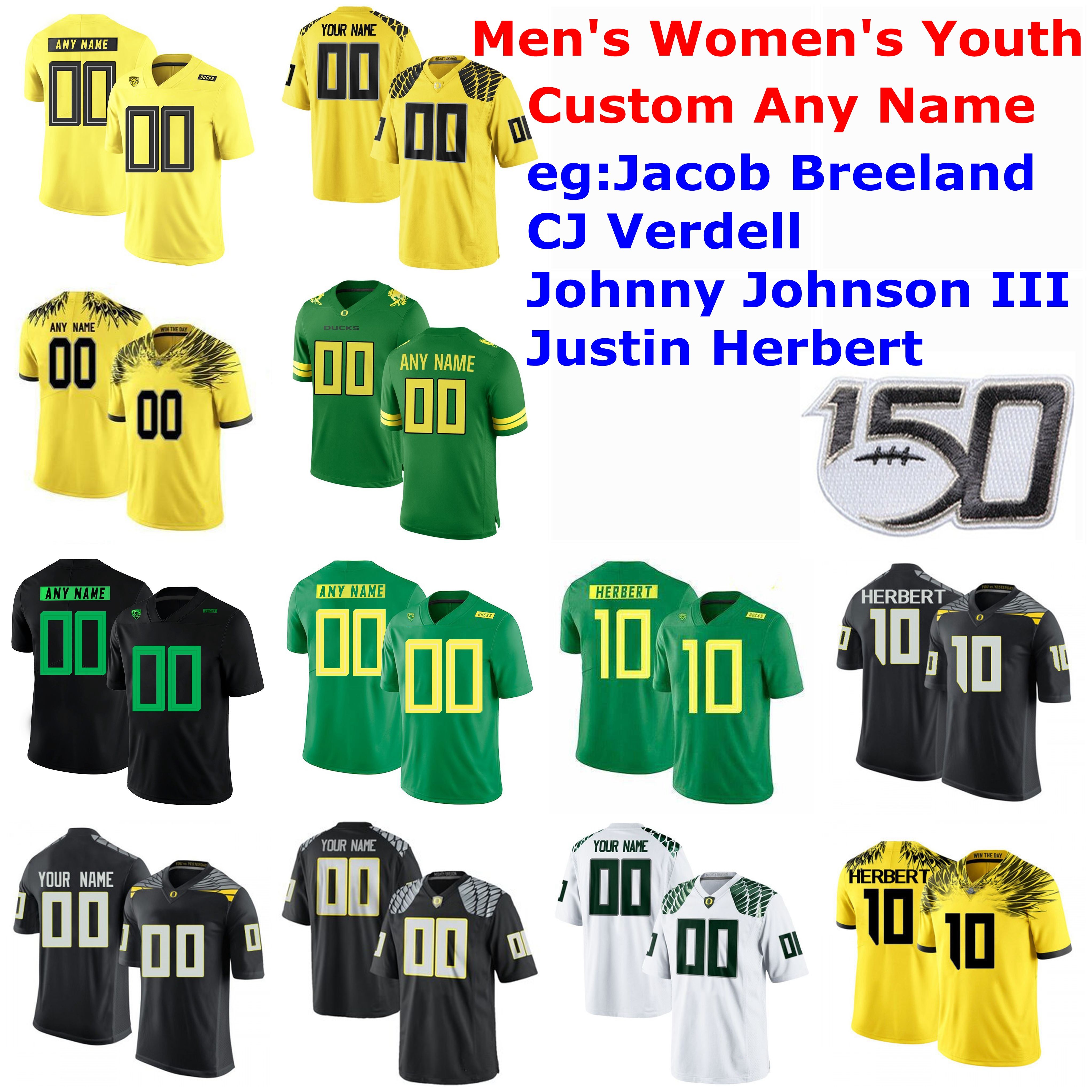 custom oregon ducks jersey