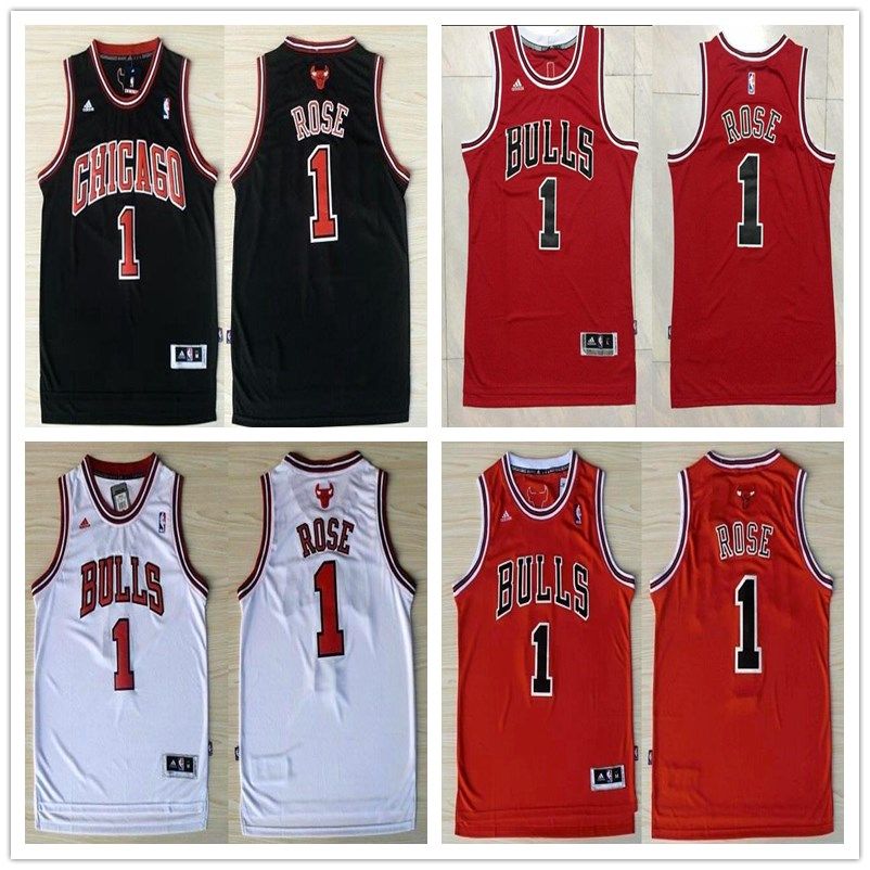 white derrick rose bulls jersey