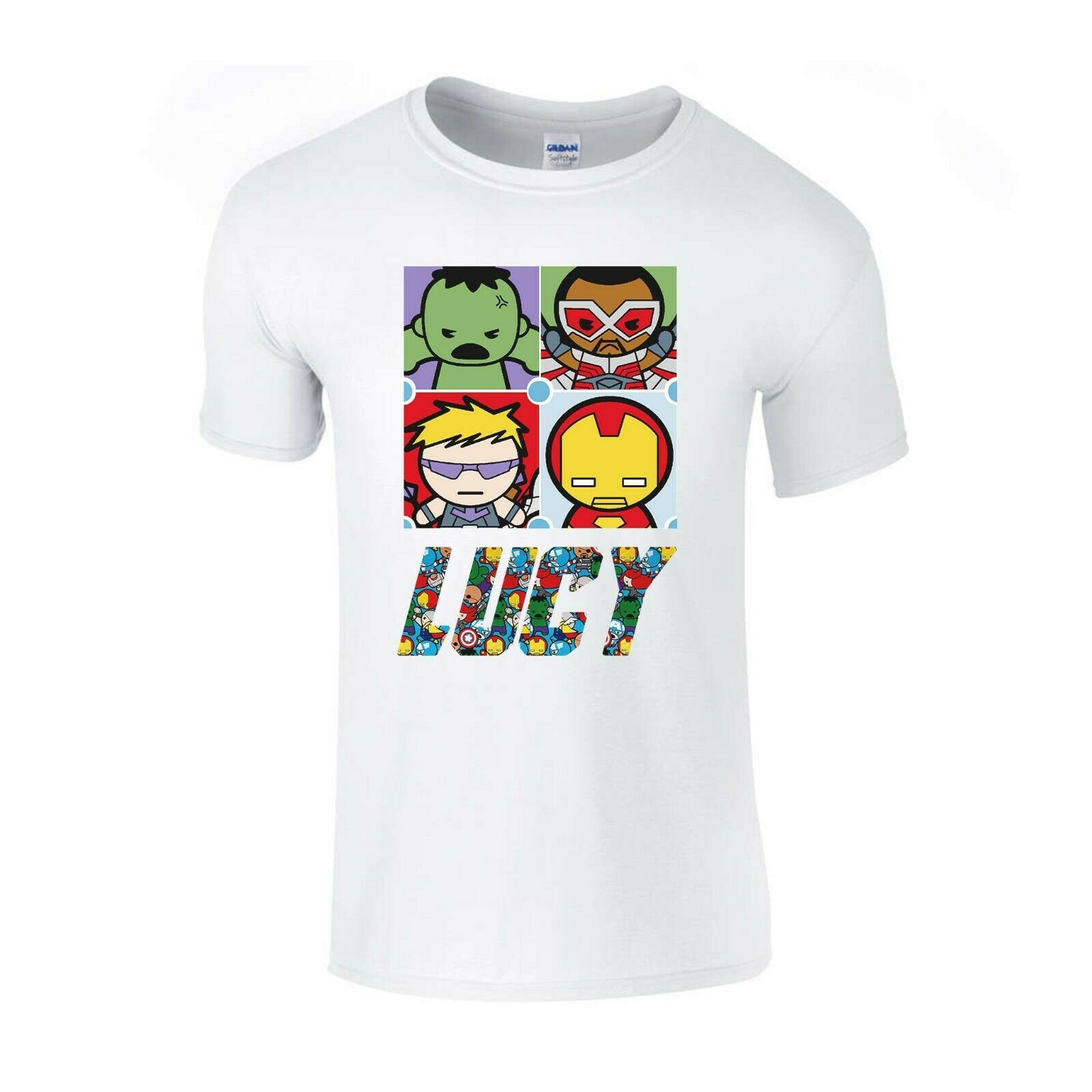 personalised avengers t shirt