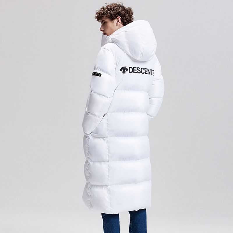 descente long down jacket