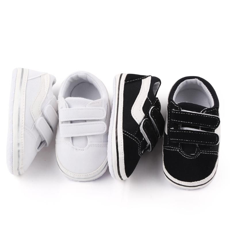 baby boy white canvas shoes
