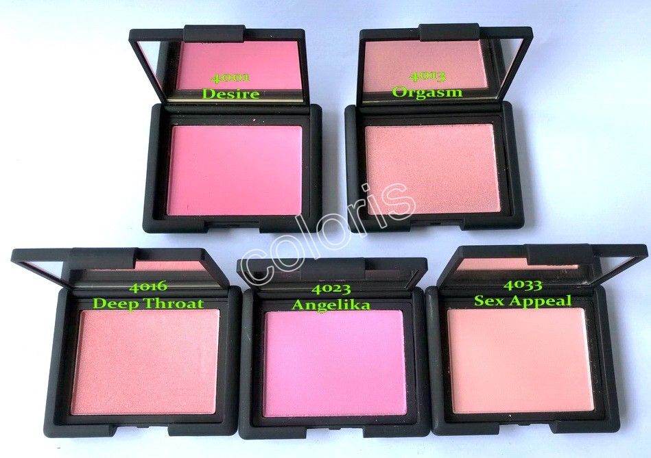 New Makeup Face Blush Single Bronze Color Blush With Mirror 4.8g Desire