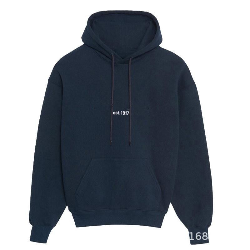 navy designer hoodie