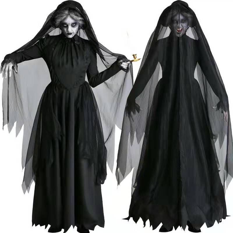 Complete Zombie Mask Adult Halloween Fancy Dress Horror Costume Mens Outfit