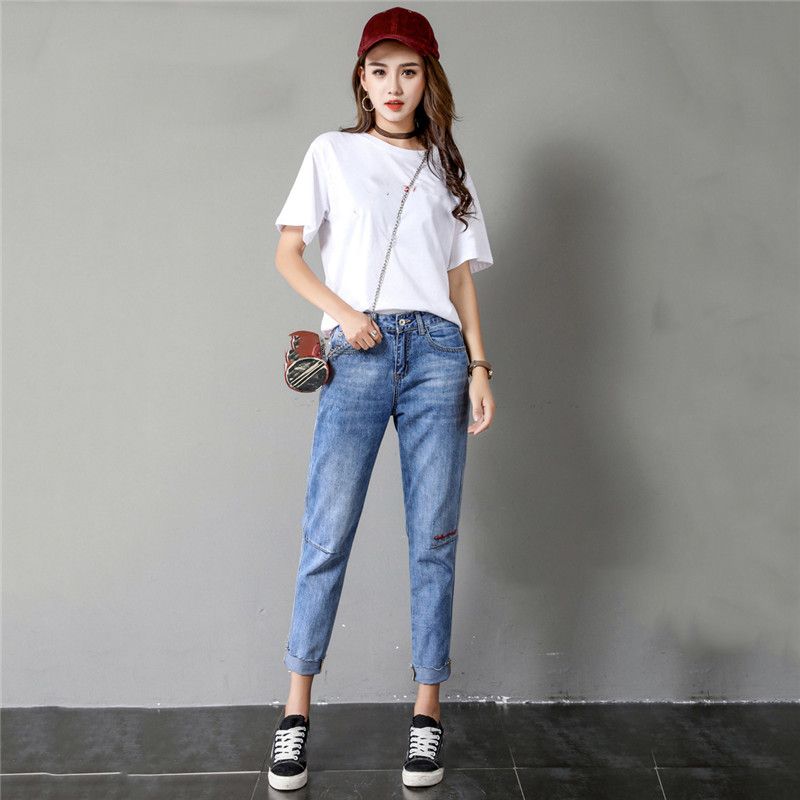 cargo mom jeans
