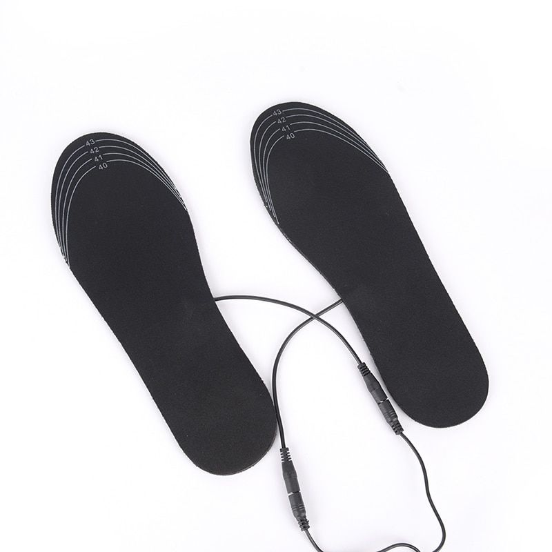 1 Paar USB Elektrisch Beheizte Schuh Einlegesohlen Winter Warme Heizung Fuß Pads