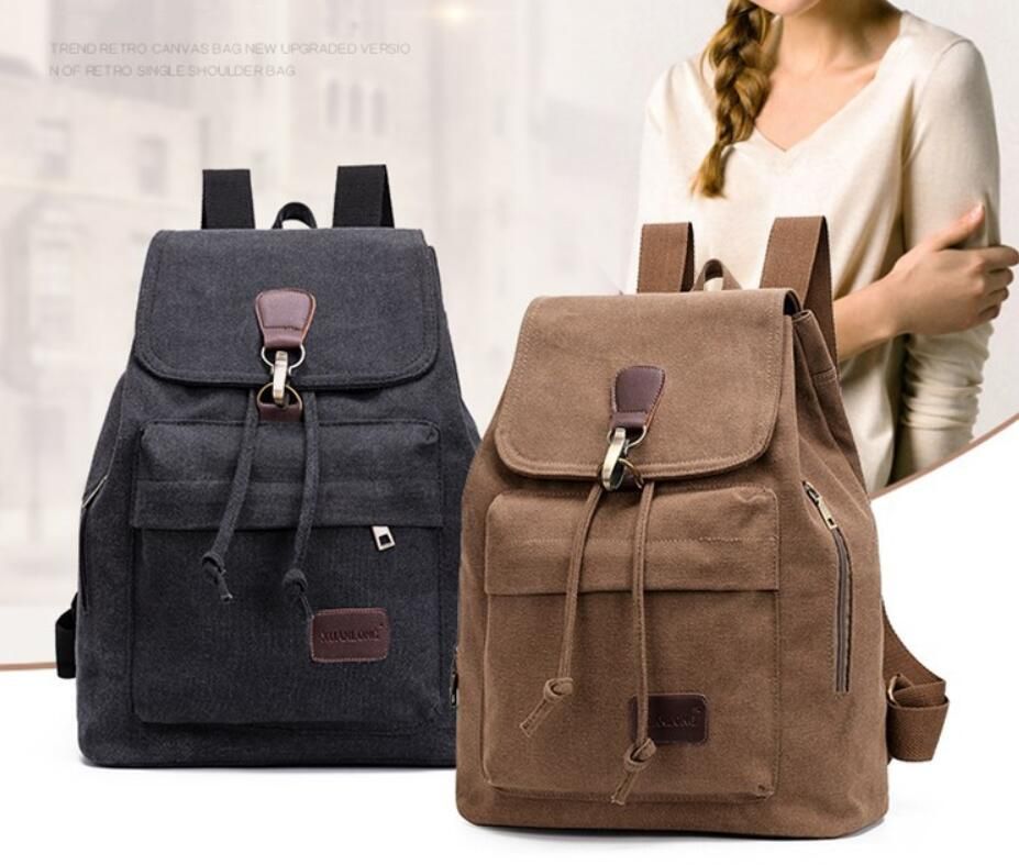 Compra Nueva Mochila Retro Mujeres Hombres Diseñador De Moda Bolsas De Lona  Color Puro Deportes Al Aire Libre Viajes Casual Acces Barato | Entrega  Rápida Y Calidad | Es.Dhgate