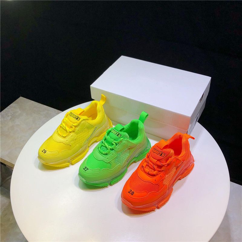 boys orange sneakers