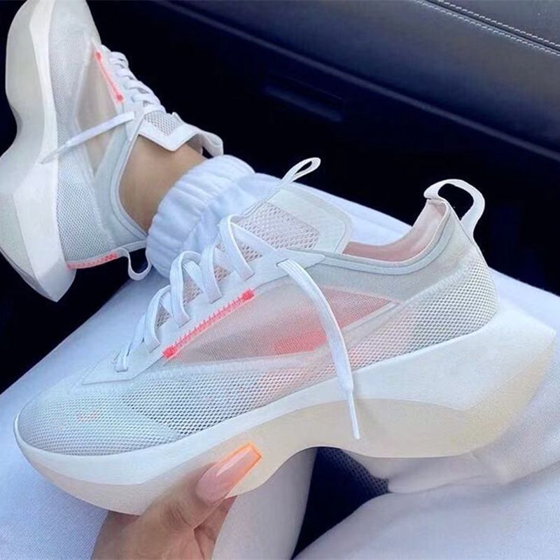 womens white and pink trainers