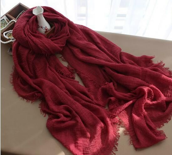 extra long cotton scarf