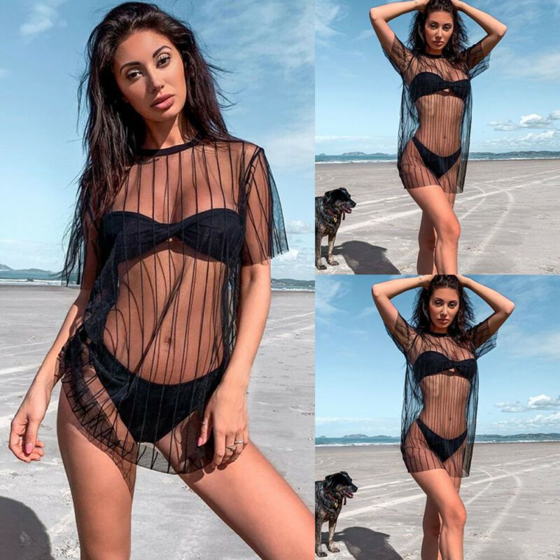 fishnet bathing suit cover