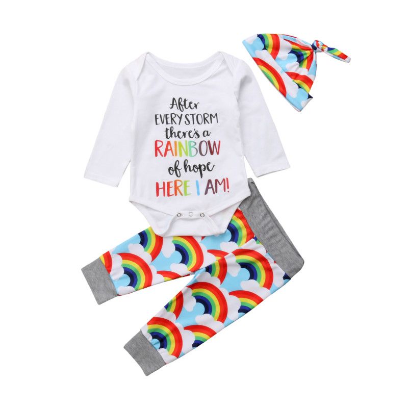 baby boy rainbow clothes