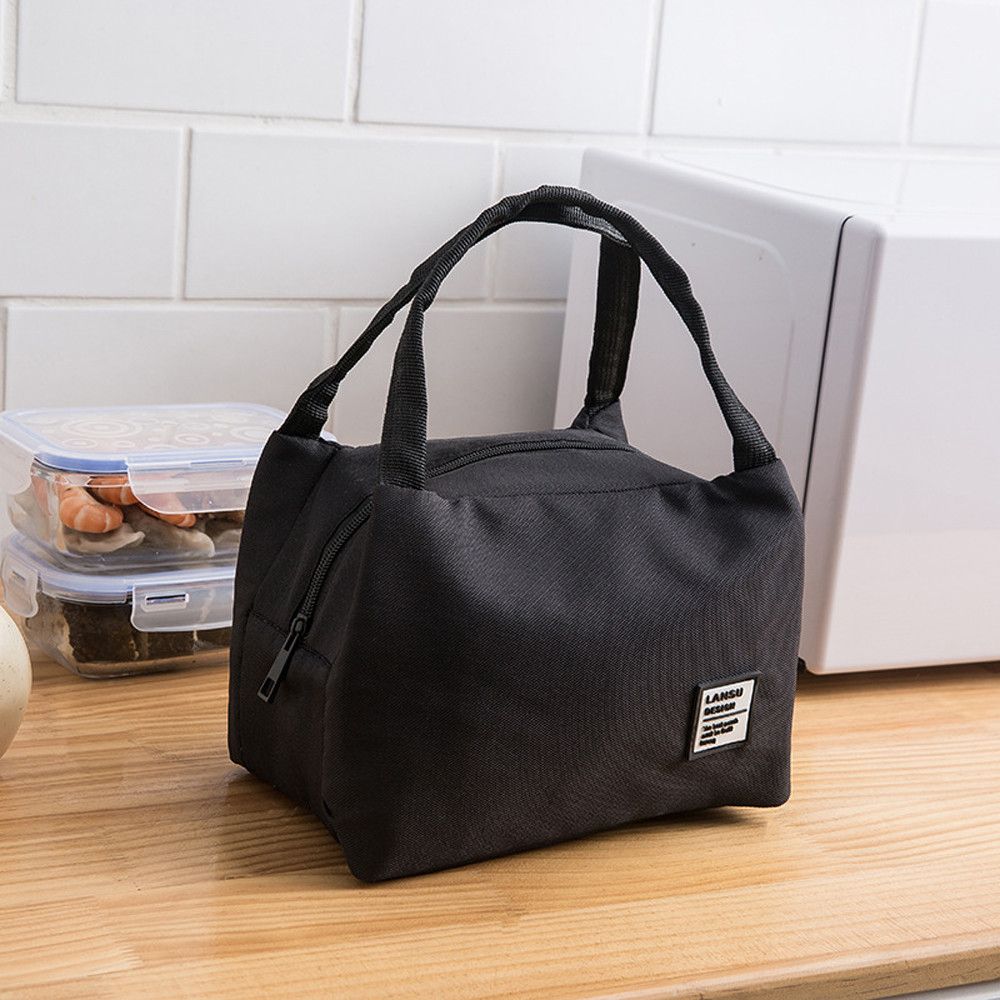 womens black lunch bag