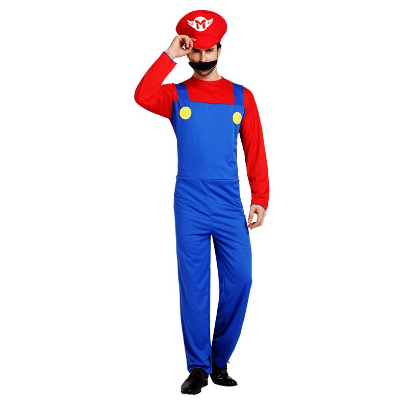 Compra Super Mario Bros Hombre Cosplay Hombre Traje Mario Vestido Cosplay  Halloween Fiesta De Navidad Juego De Roles Barato | Entrega Rápida Y  Calidad | DHgate Spain \u0026 Mexico
