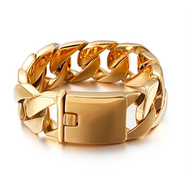 Gold 21.5cm Bracelet