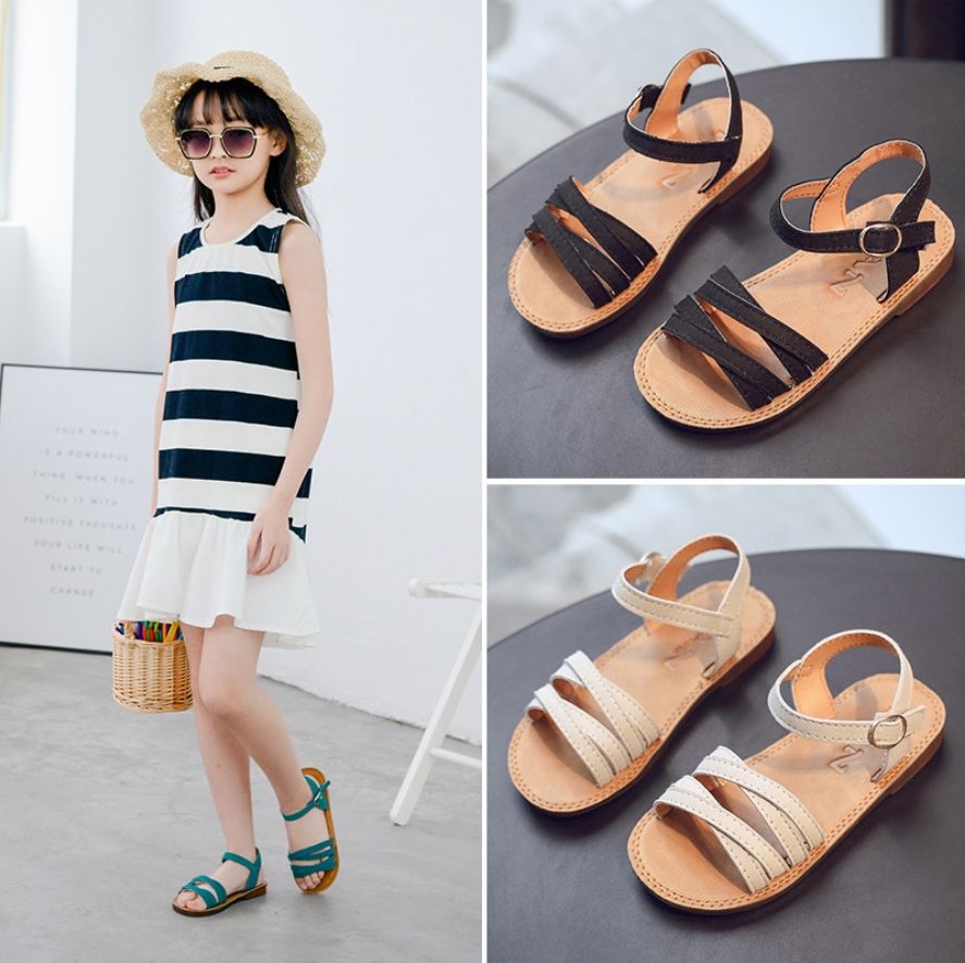 Sandalias para niñas 2019 verano versión coreana de los niños de los zapatos de la