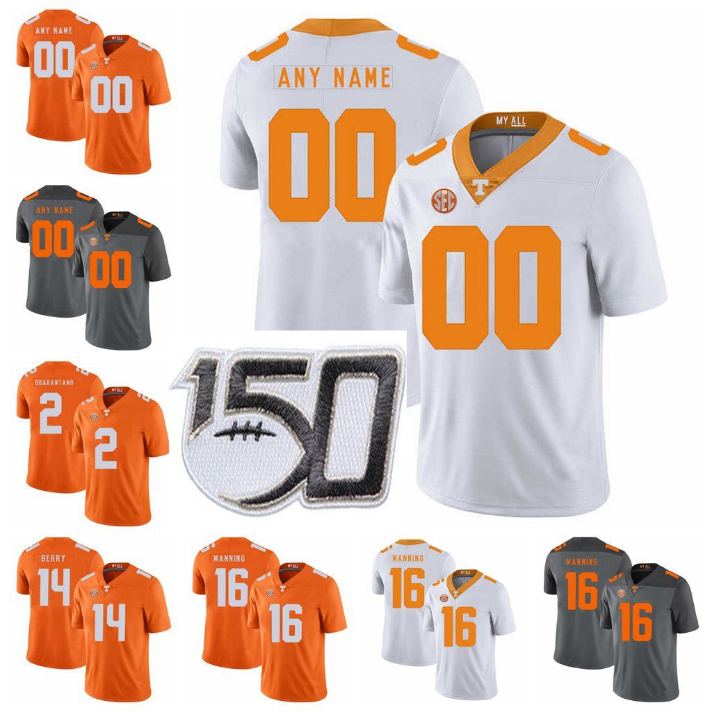 tennessee football jersey custom