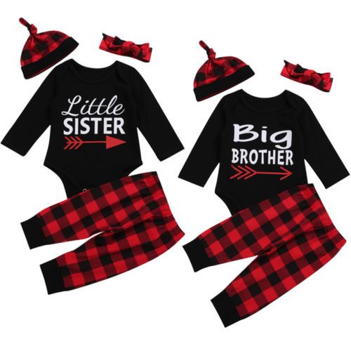big brother little sister christmas outfits