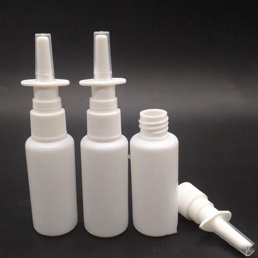 10ml Empty Refillable Nasal Spray Bottle White Empty