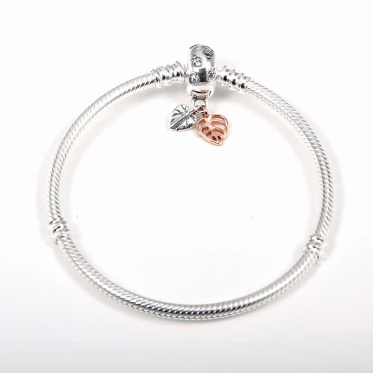 Оригинал 925 Серебряный Браслет Moments Листья Змея Цепь Браслет Pandora Fit Женщин Шарма Шарика Diy Ювелирных Изделий Способа От 2 782 руб.