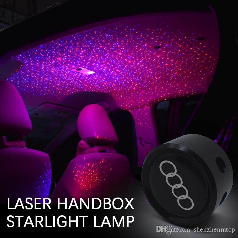 2019 Romantic Ambient Atmosphere Armrest Box Light Car Roof Ceiling Star Light Twinkle Effect Neon Glow Laser Lamp With Retail Box From Supeme 43 02